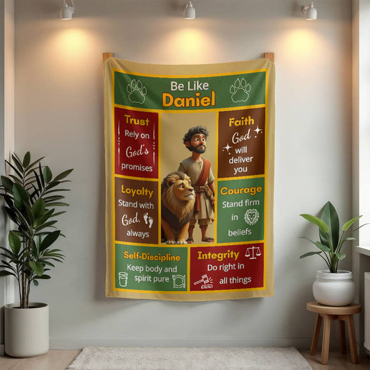 Scripture Hero-Daniel Mink Touch Fleece Blanket