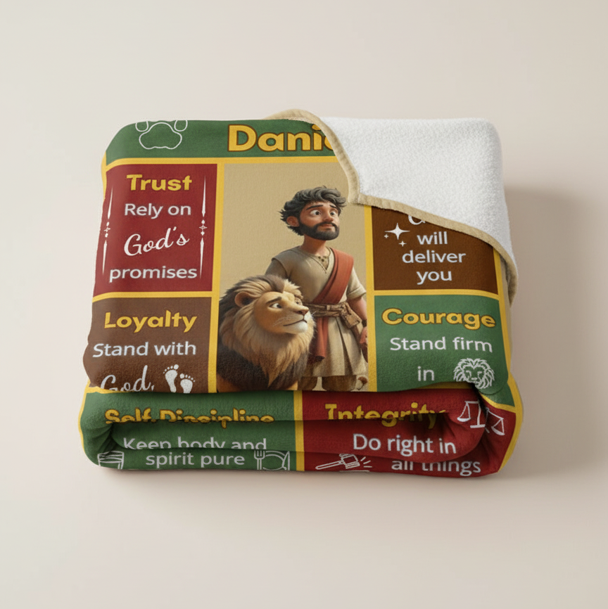 Scripture Hero-Daniel Mink Touch Fleece Blanket