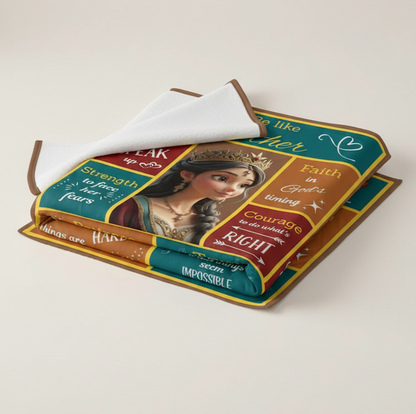 Scripture Hero-Esther Mink Touch Fleece Blanket