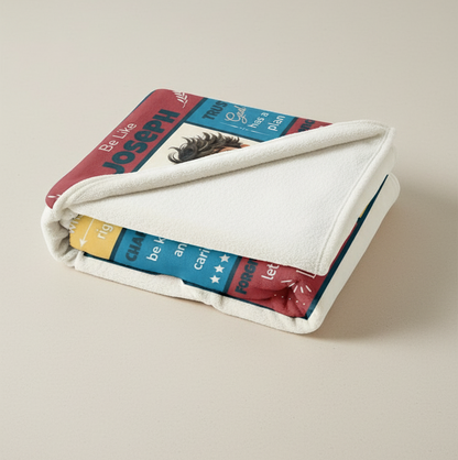 Scripture Hero-Joseph Mink Touch Fleece Blanket
