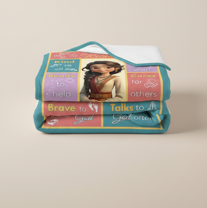 Scripture Hero-Rebekah Mink Touch Fleece Blanket