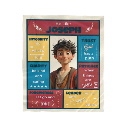 Scripture Hero-Joseph Mink Touch Fleece Blanket
