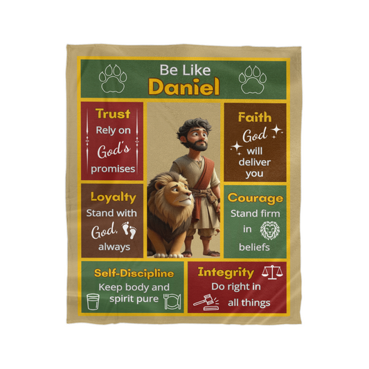 Scripture Hero-Daniel Mink Touch Fleece Blanket