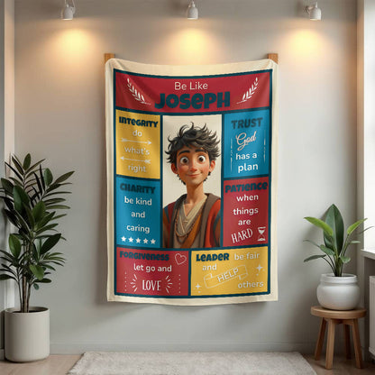 Scripture Hero-Joseph Mink Touch Fleece Blanket