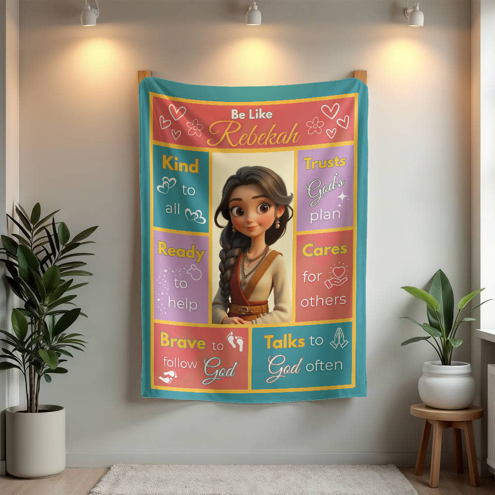 Scripture Hero-Rebekah Mink Touch Fleece Blanket