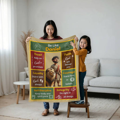 Scripture Hero-Daniel Mink Touch Fleece Blanket