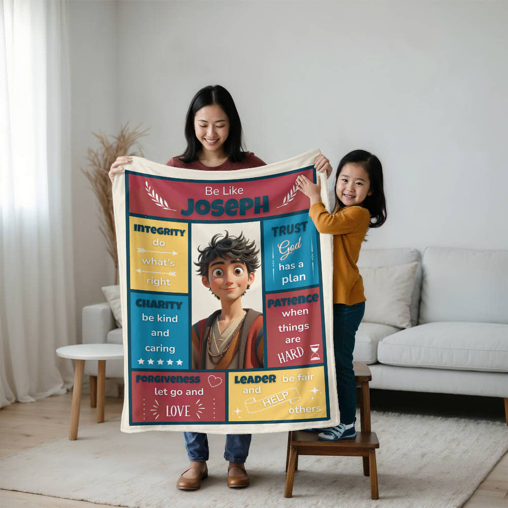 Scripture Hero-Joseph Mink Touch Fleece Blanket