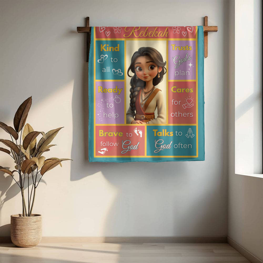 Scripture Hero-Rebekah Mink Touch Fleece Blanket