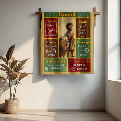 Scripture Hero-Daniel Mink Touch Fleece Blanket