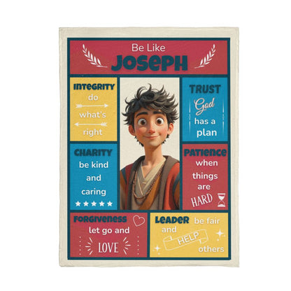 Scripture Hero-Joseph Mink Touch Fleece Blanket