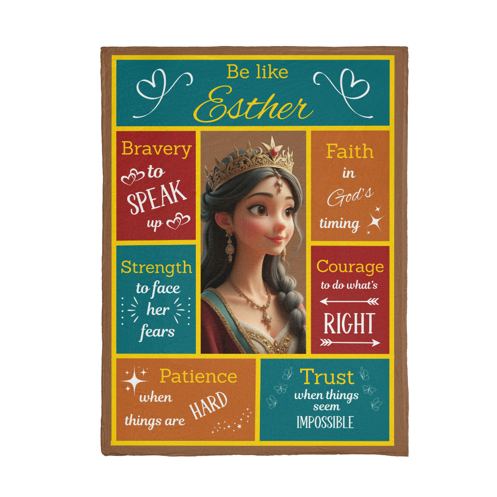 Scripture Hero-Esther Mink Touch Fleece Blanket
