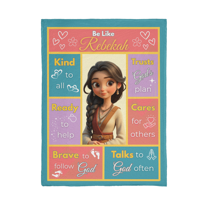 Scripture Hero-Rebekah Mink Touch Fleece Blanket