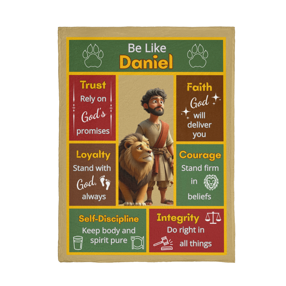 Scripture Hero-Daniel Mink Touch Fleece Blanket