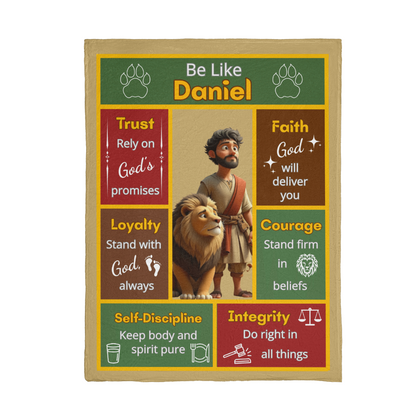 Scripture Hero-Daniel Mink Touch Fleece Blanket
