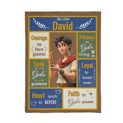 Scripture Hero-David Mink Touch Fleece Blanket