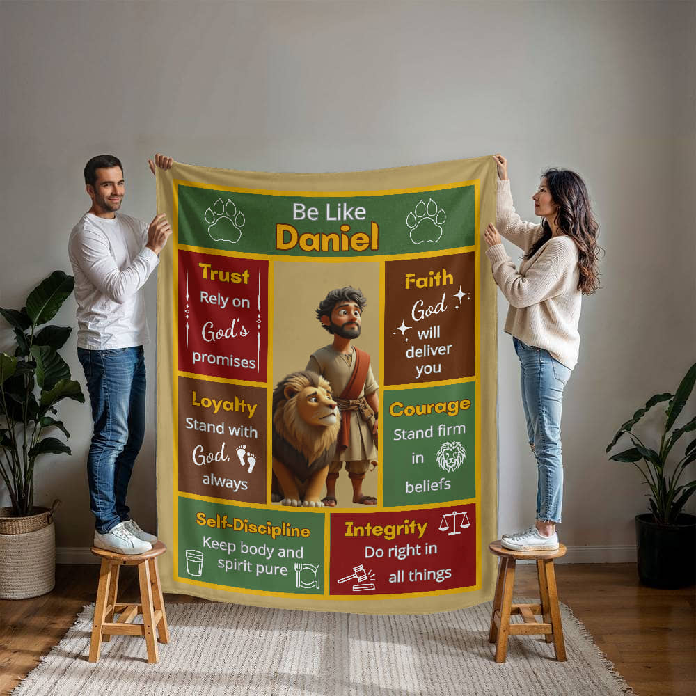 Scripture Hero-Daniel Mink Touch Fleece Blanket