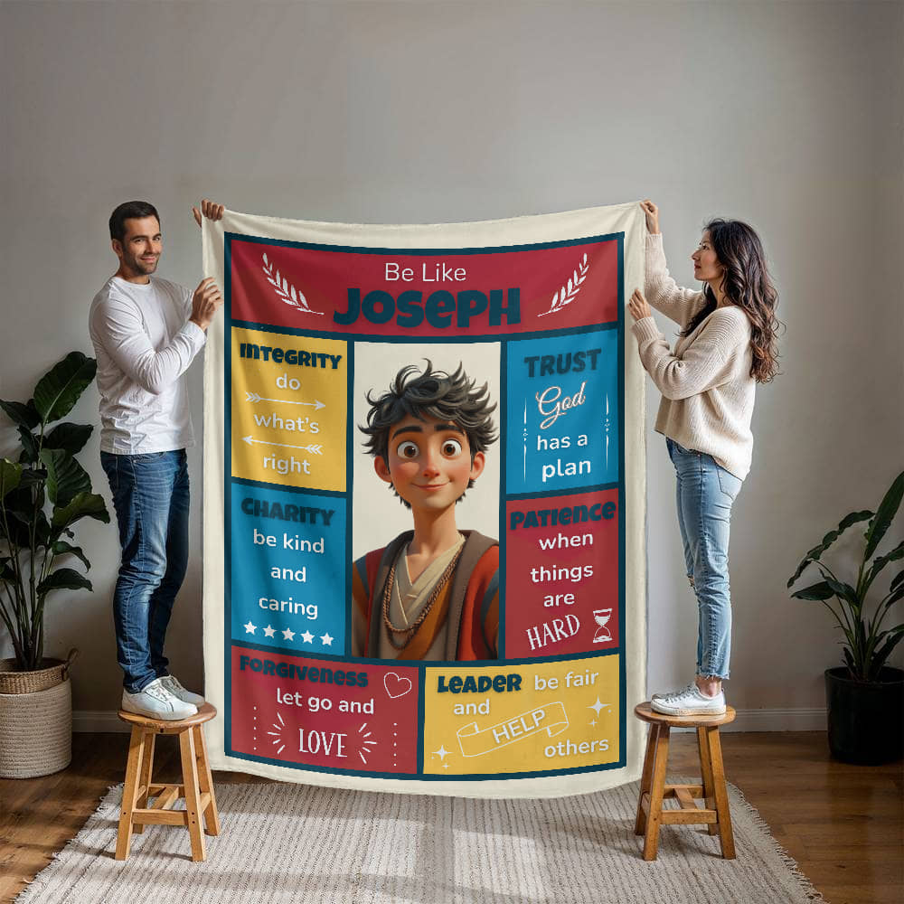 Scripture Hero-Joseph Mink Touch Fleece Blanket